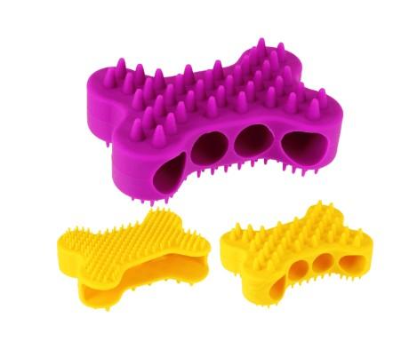 silicone grooming brush for cats 
