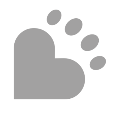 Beloved Grey paw logo